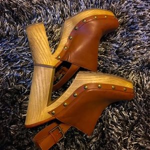 ANA  Brown High heel sandal.